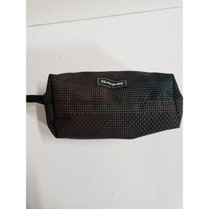 Dakine Bag One Size Black Logo Canvas Polka Dots Zipper Organizer Travel Pouch